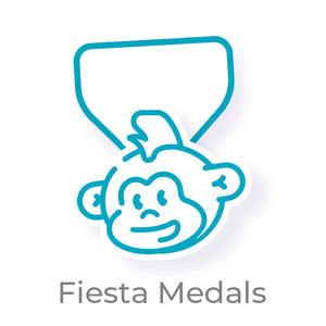 Rockin Monkey Fiesta Medals