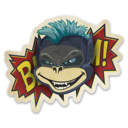 Adam West Batman Bixby™ Sticker