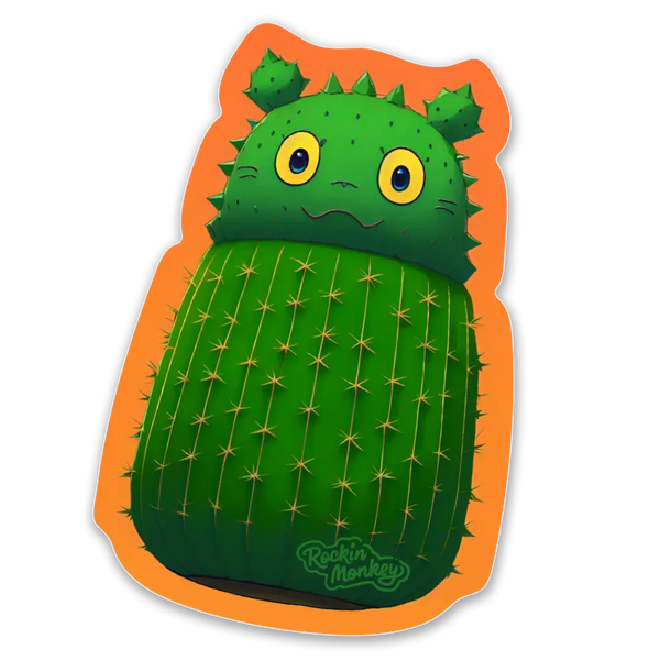 A Very Prickly Totoro Cactus Sticker