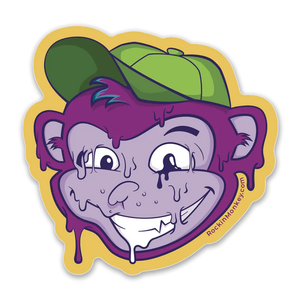 Melty Grape Ape Sticker
