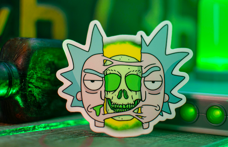 DUDE CANDLE DIE CUT STICKERS