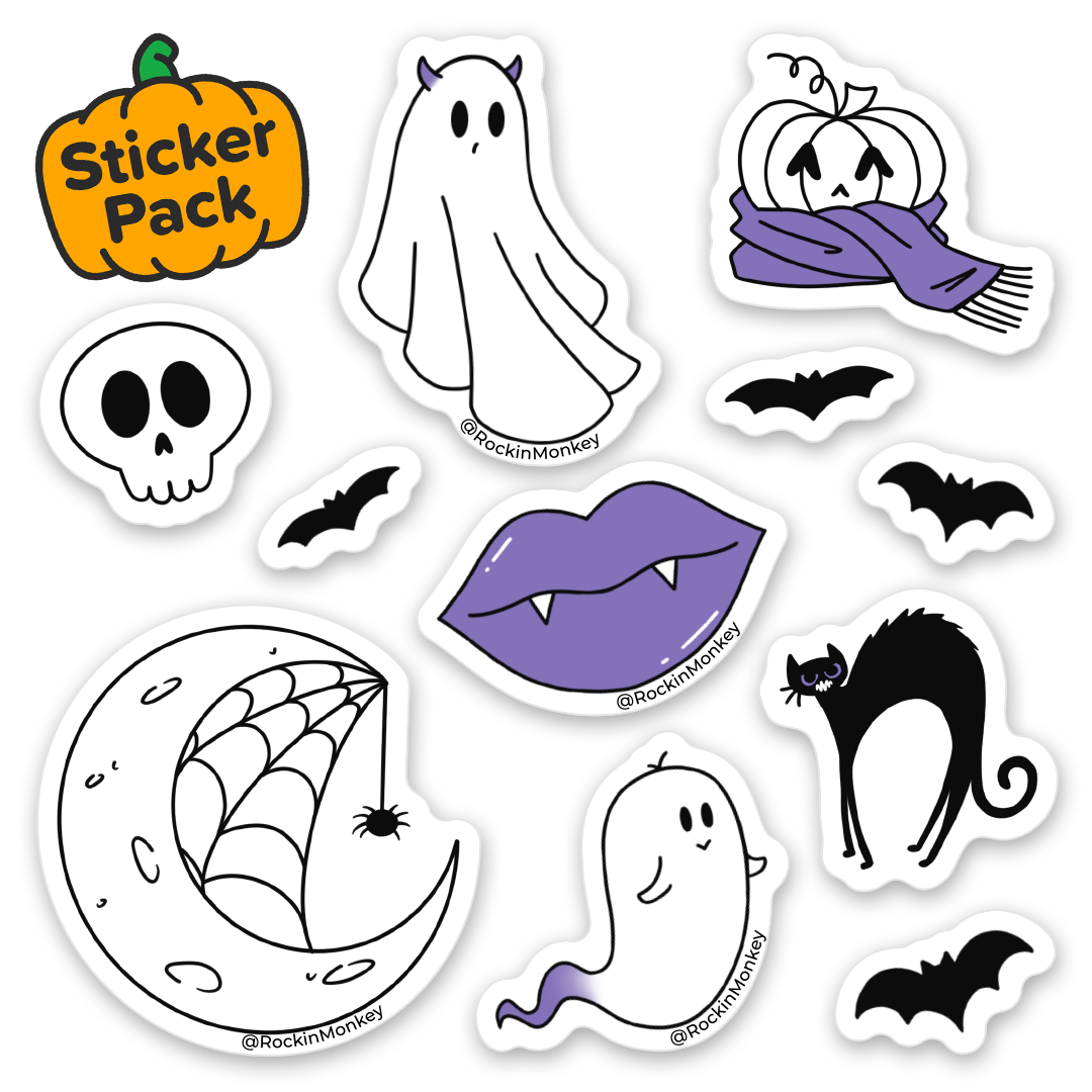 Halloween Sticker Pack 2022 Exclusive