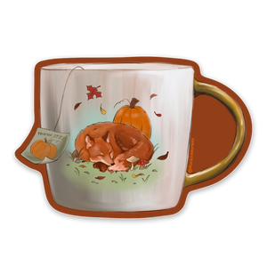 Fox Mug Sticker