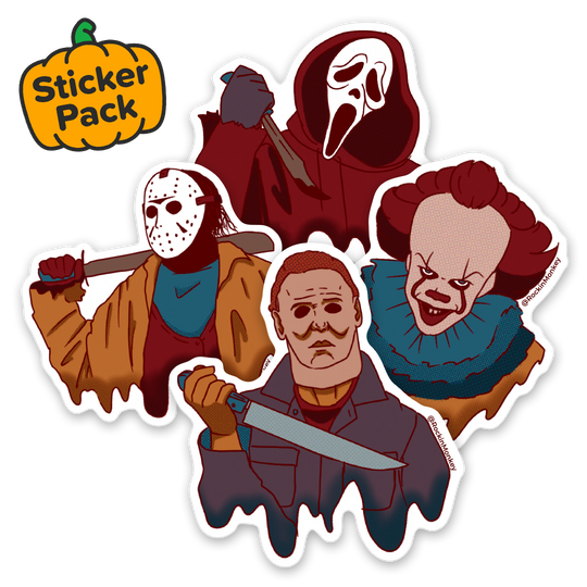 Horror Movie Sticker Pack
