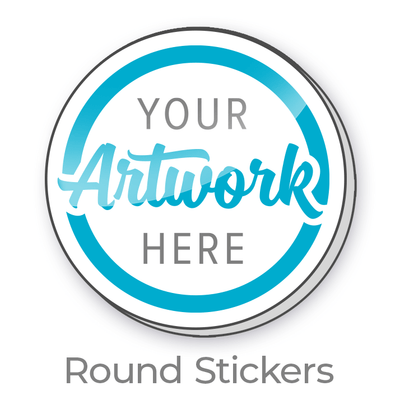 Round sticker deals