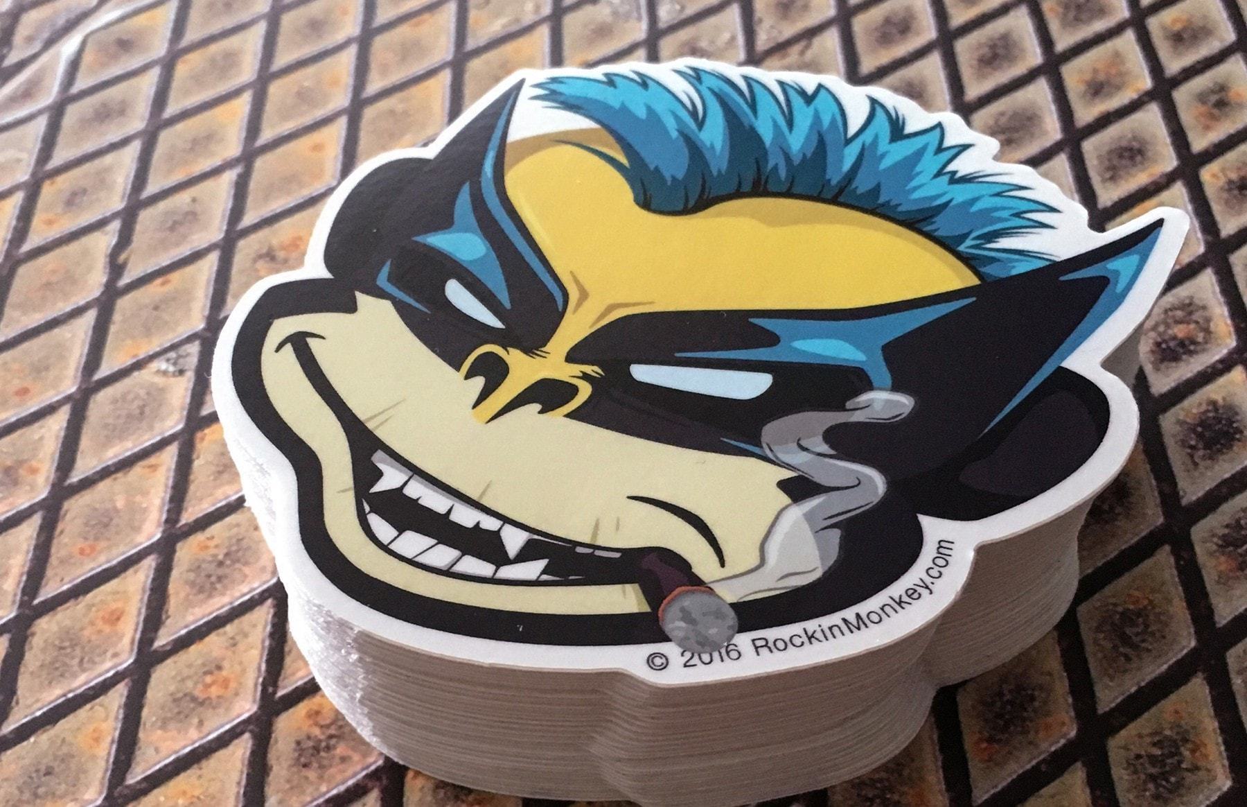 Wolverine Bixby™ Sticker by Rockin Monkey Design & Print House of San Antonio